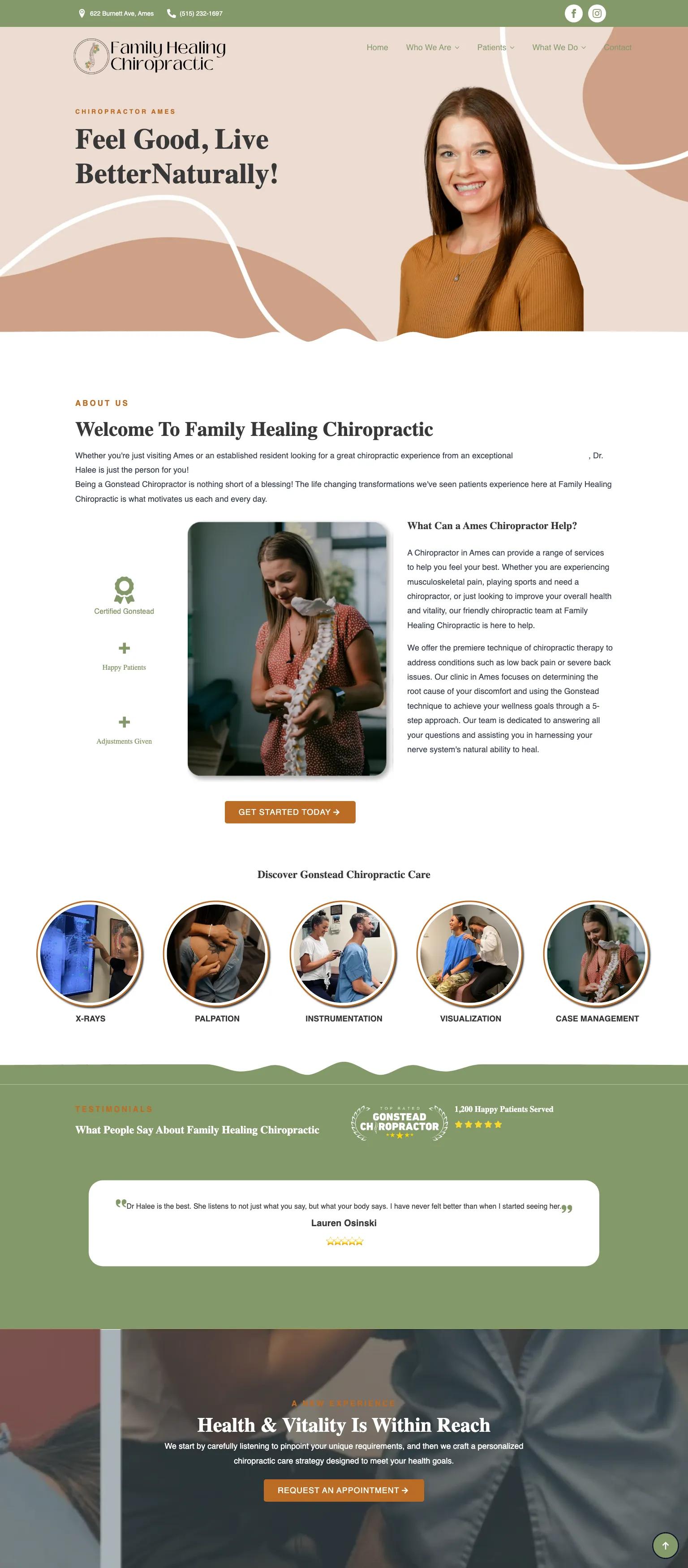 Family Healing Chiropractic screenshot