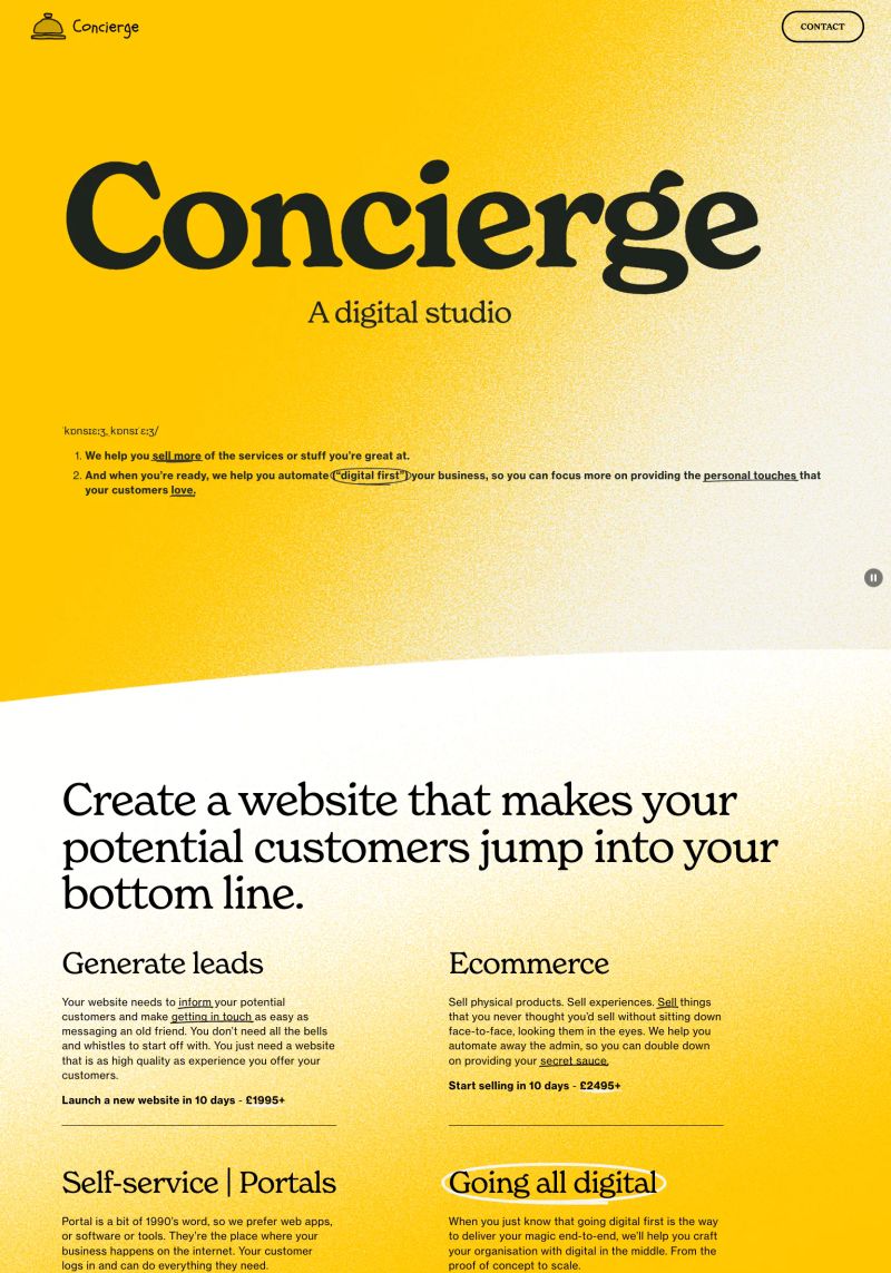 Concierge Digital screenshot