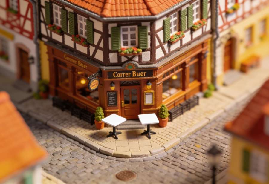 Zum Öck – Miniatur-Diorama, Totale