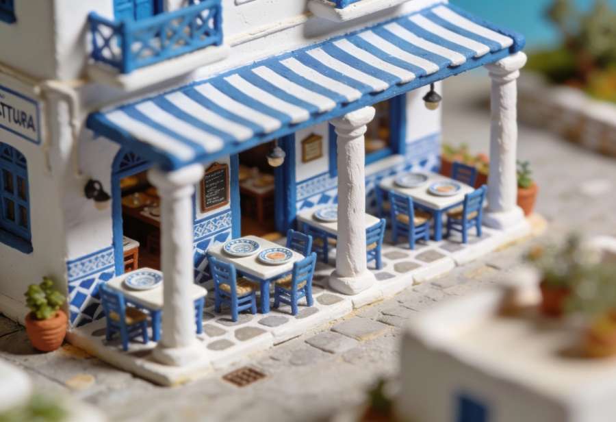 Akropolis – Miniatur-Diorama, Totale