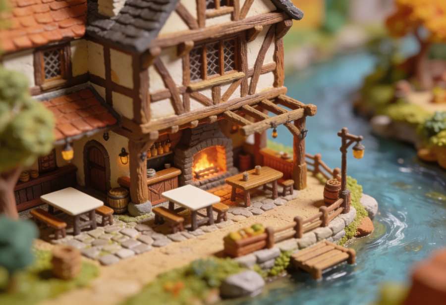 Landsknecht – Miniatur-Diorama, Totale