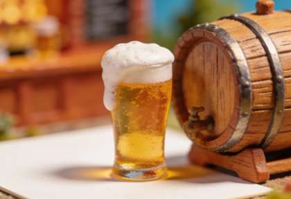 Zum Warsteiner Sepp – Miniatur-Diorama, Detail Bier