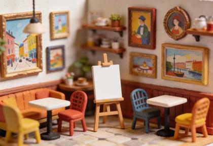 Villa Krain – Miniatur-Diorama, Atelier