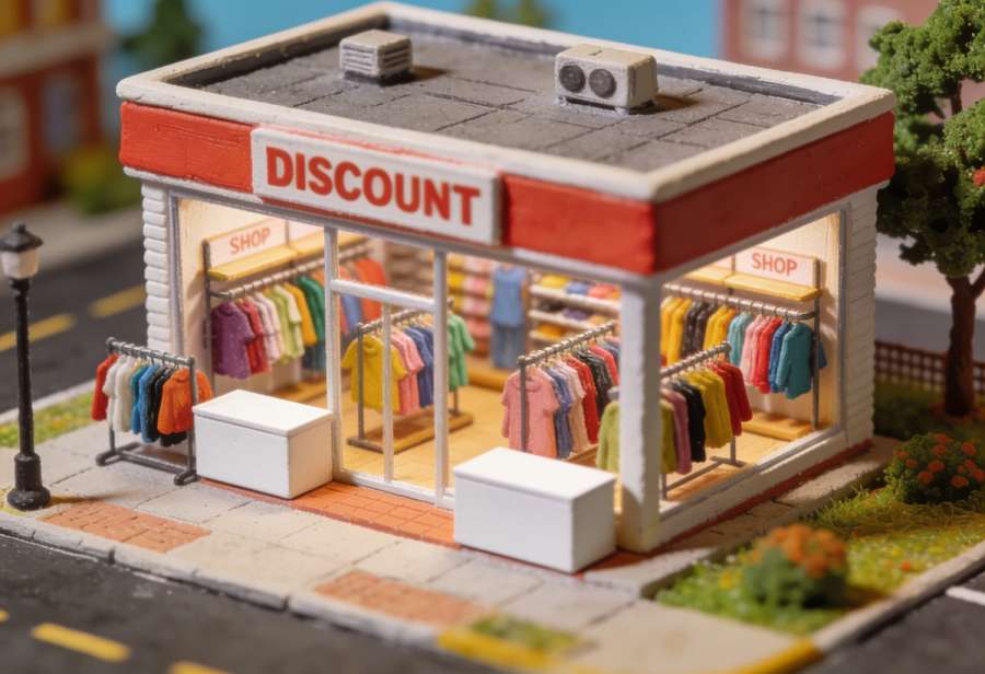 Getränke Zappei – Miniatur-Diorama, Totale