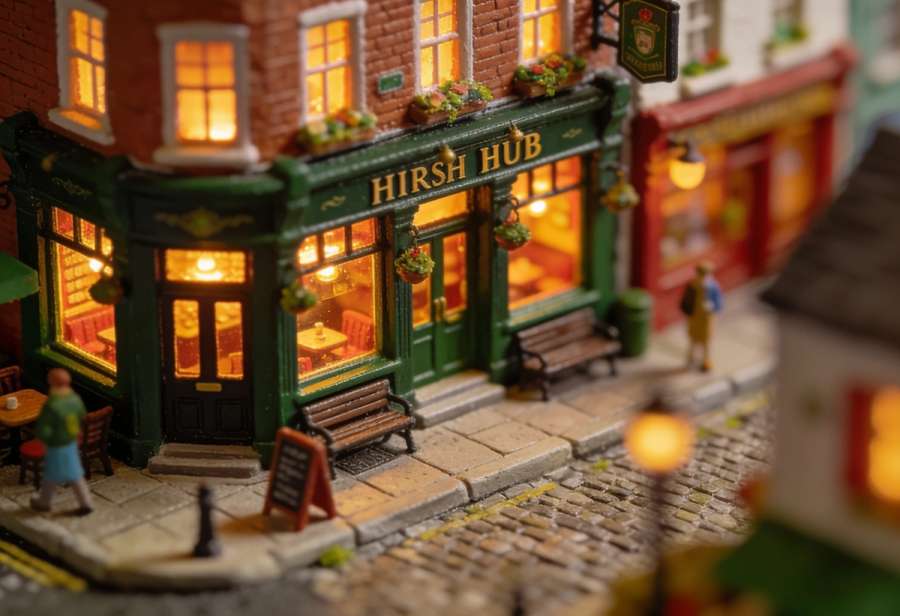 The Pint Irish Pub – Miniatur-Diorama, Totale