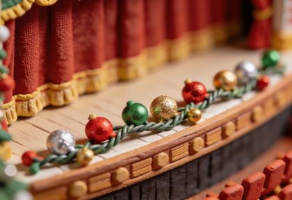 Eine schöne Bescherung – Miniatur-Diorama, Detail