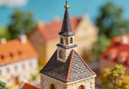 Kirche St. Martin – Miniatur-Diorama, Detail Turm