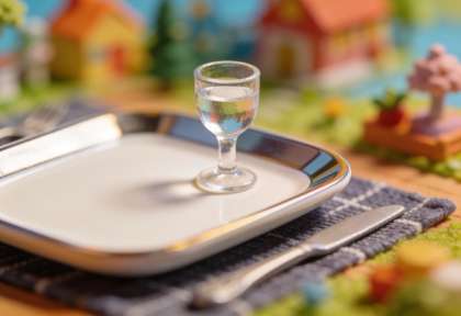 Vonderbeck's Restaurant – Miniatur-Diorama, Detail