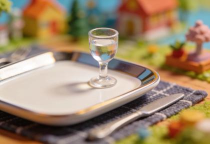 Vonderbeck's Restaurant – Miniatur-Diorama, Detail