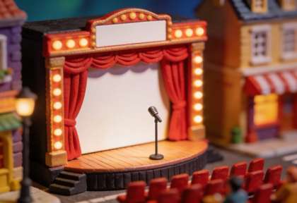 Anna Piechotta – Best of – Miniatur-Diorama, Bühne
