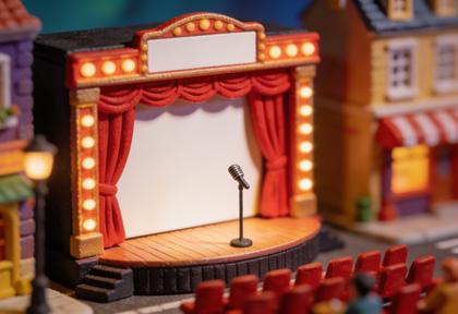 Anna Piechotta – Best of – Miniatur-Diorama, Bühne