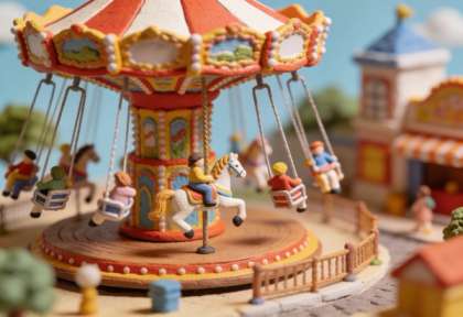Johannismarkt Cochem – Miniatur-Diorama, Stände