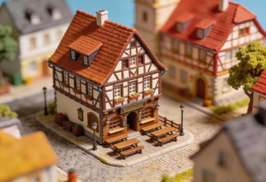 Gute Quelle – Miniatur-Diorama, Totale