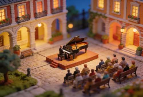 Klaviersommer Cochem – Miniatur-Diorama, Totale