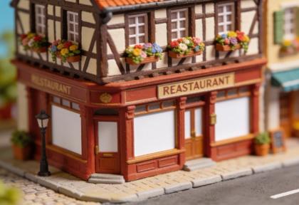 Alt Cochem – Miniatur-Diorama, Front