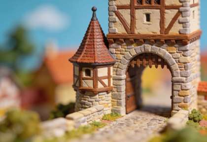 Enderttor – Miniatur-Diorama, Detail