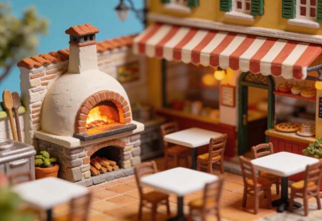 Et Da Vinci – Miniatur-Diorama, Ofen