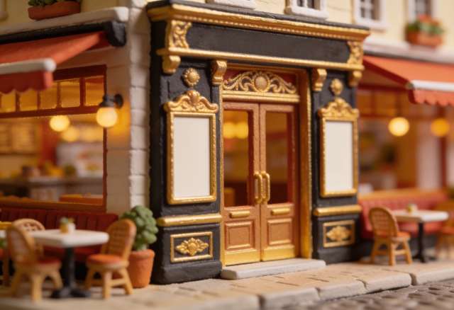 Schatzkammer – Miniatur-Diorama, Tür