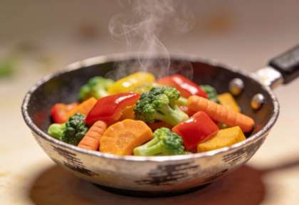 Asia Wok Pham – Miniatur-Diorama, Detail Wok