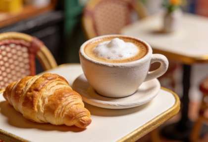 Café Bistro Filou – Miniatur-Diorama, Detail