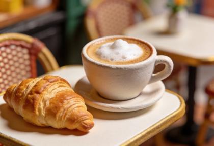 Café Bistro Filou – Miniatur-Diorama, Detail
