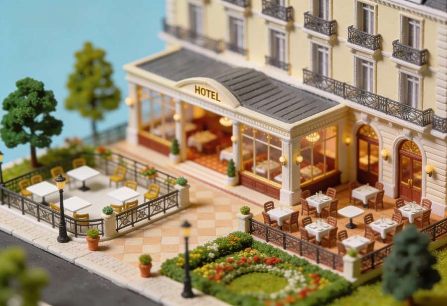 Winneburg – Miniatur-Diorama, Totale