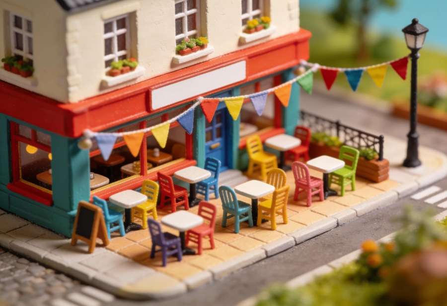 Chapeau Claque – Miniatur-Diorama, Totale