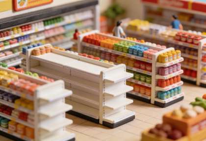 PENNY Cochem – Miniatur-Diorama, Regal