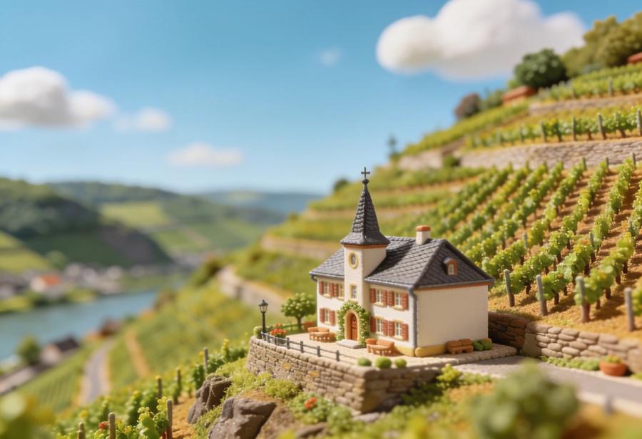 Ferienweingut Rudi Steuer – Miniatur-Diorama, Totale