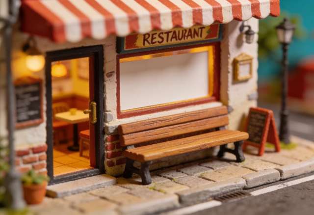 Stumbergers – Miniatur-Diorama, Eingang