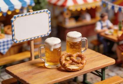 Oktoberfest Cochem – Miniatur-Diorama, Detail