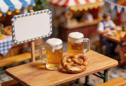 Oktoberfest Cochem – Miniatur-Diorama, Detail