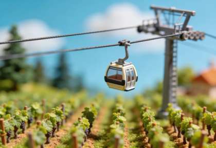 Cochemer Sesselbahn – Miniatur-Diorama, Detail Gondel
