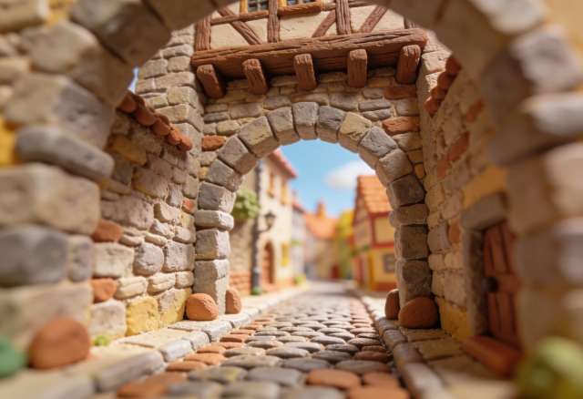 Enderttor – Miniatur-Diorama, Durchblick