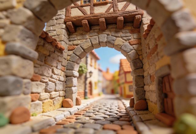 Enderttor – Miniatur-Diorama, Durchblick