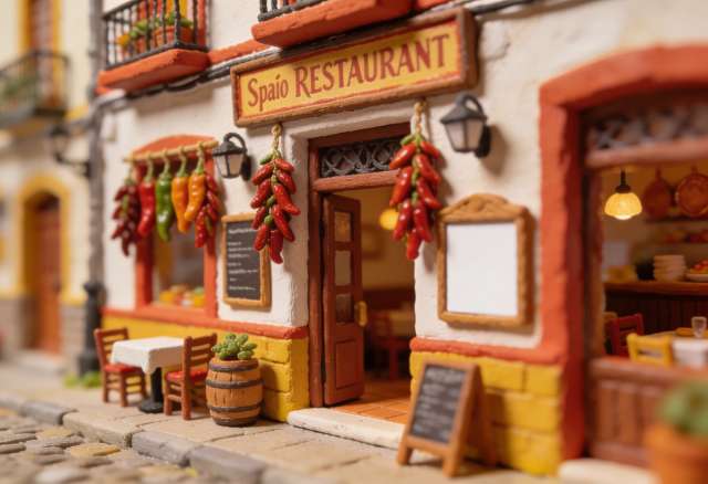 San Christobal – Miniatur-Diorama, Eingang