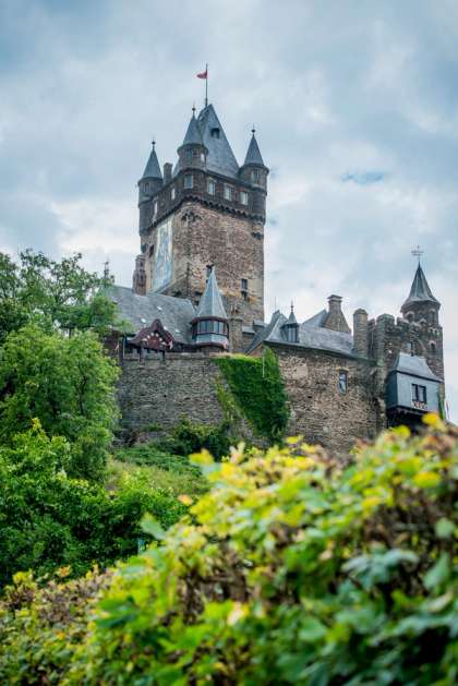 Reichsburg Cochem – Ansicht der Höhenburg an der Mosel