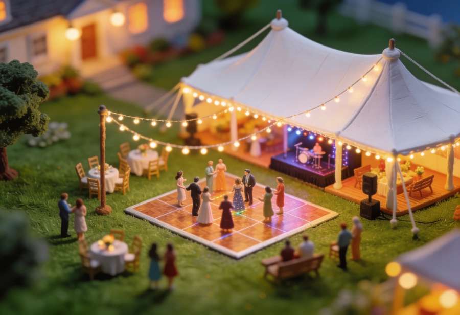 CKG Sommerparty – Miniatur-Diorama, Totale