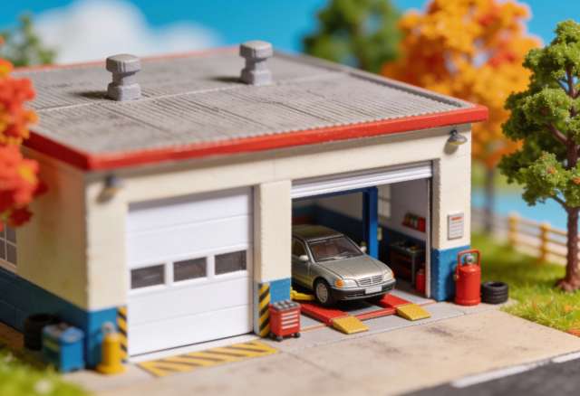 KFZ Bosch Heinze – Miniatur-Diorama, Tor