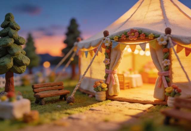 CKG Sommerparty – Miniatur-Diorama, Gegenperspektive