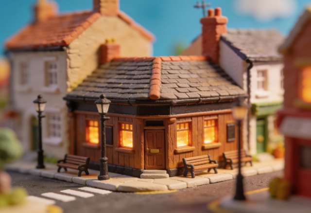 Zum Öck – Miniatur-Diorama, Ecke