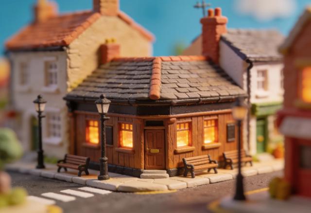 Zum Öck – Miniatur-Diorama, Ecke