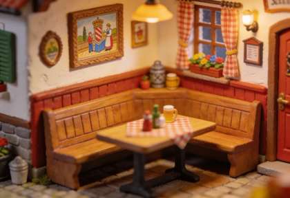 Zom Stüffje – Miniatur-Diorama, Innen