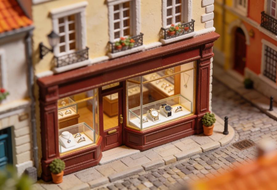 m4u – Schmuck Knieper – Miniatur-Diorama, Totale