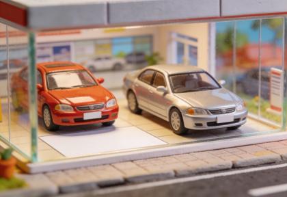 Autohaus Föhr – Miniatur-Diorama, Showroom