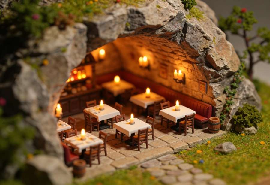 Felsenkeller – Miniatur-Diorama, Totale
