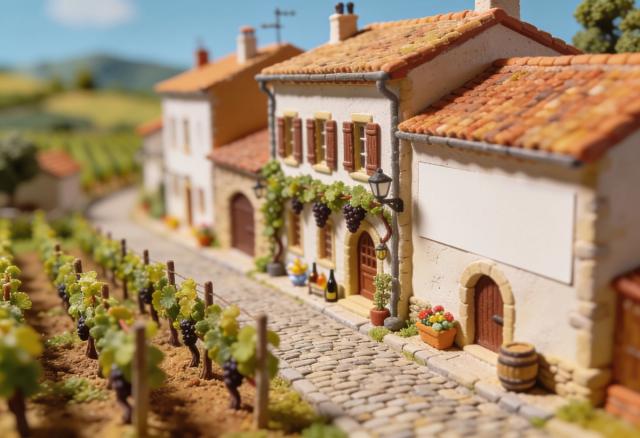 Weingut Otto Görgen – Vinothek Beilstein – Miniatur-Diorama, Gasse