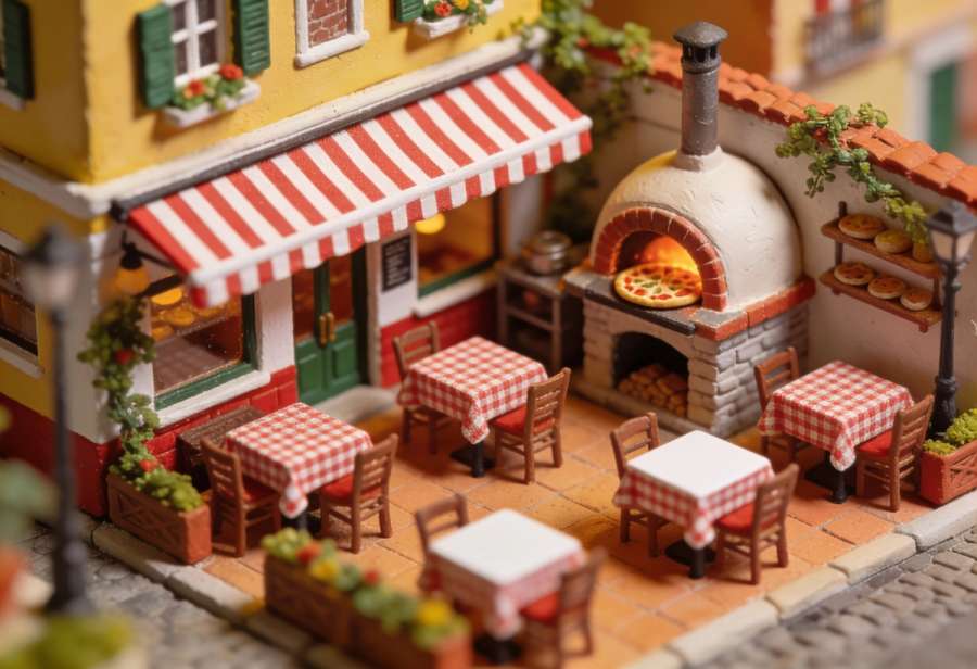 Et Da Vinci – Miniatur-Diorama, Totale
