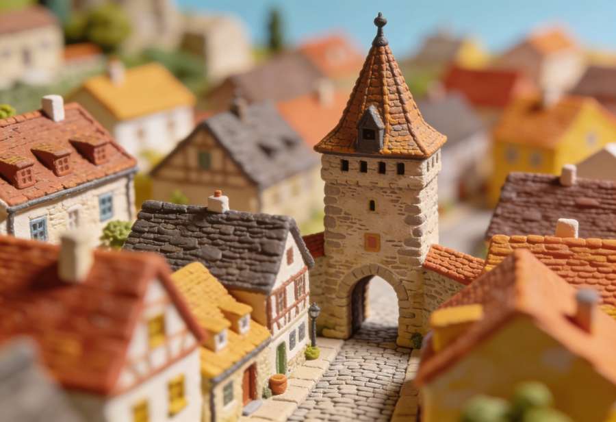 Enderttor – Miniatur-Diorama, Totale