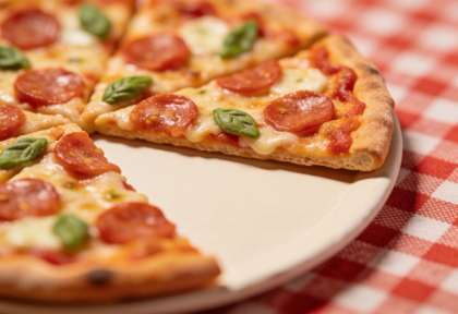 Et Da Vinci – Miniatur-Diorama, Detail Pizza